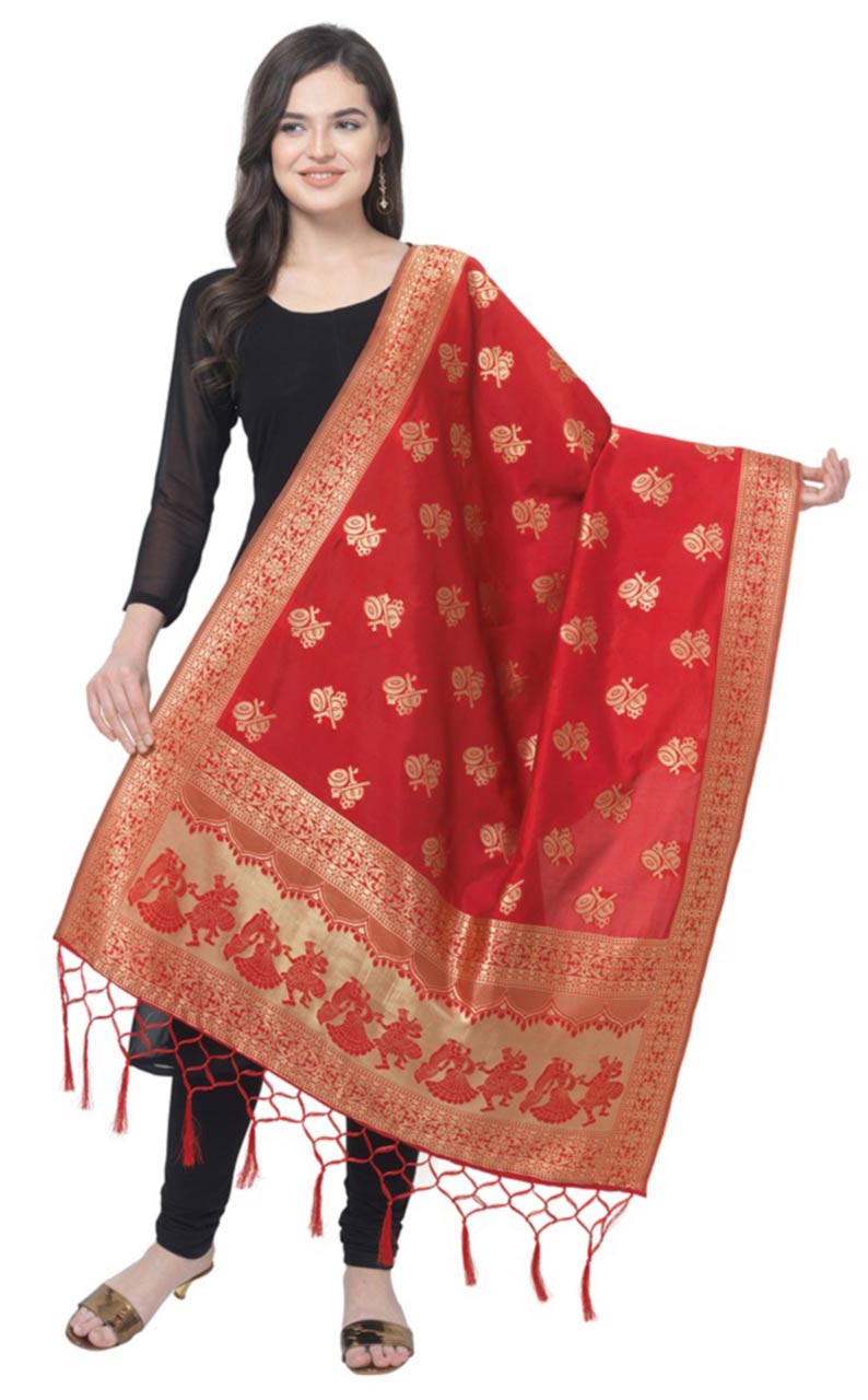 Silk Jacquard Dupatta Manufacturer Silk Jacquard Dupatta Manufacturer